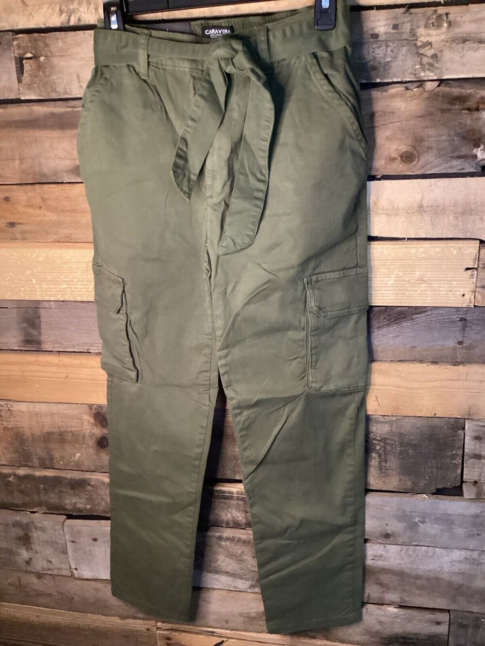 Cara Vera Stretch Cargo Relaxed Women’s Large Green